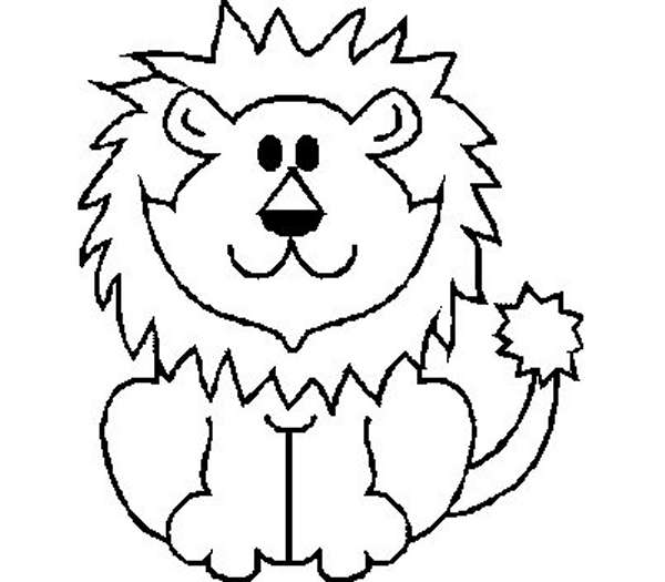 着色页: 狮子 (动物) #10324 - 免费可打印着色页