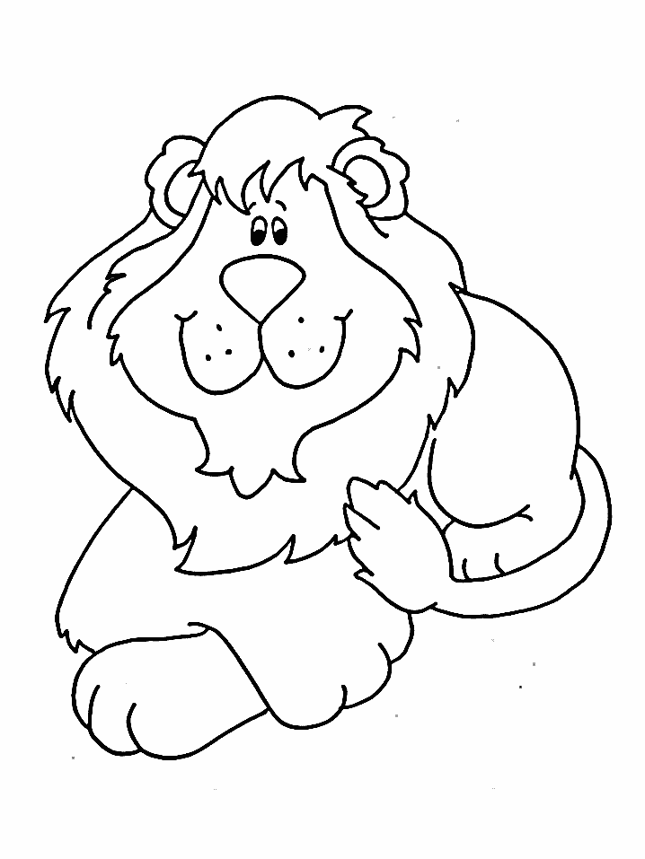 着色页: 狮子 (动物) #10333 - 免费可打印着色页