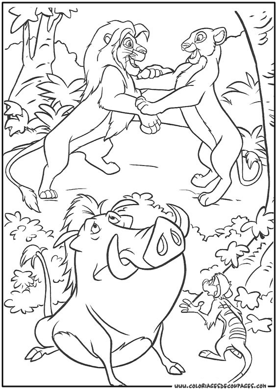 着色页: 狮子 (动物) #10390 - 免费可打印着色页