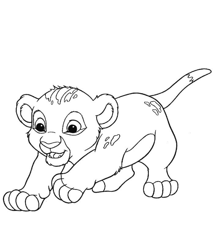 着色页: 狮子 (动物) #10403 - 免费可打印着色页