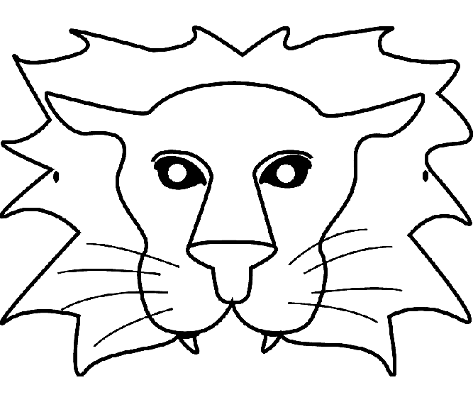 着色页: 狮子 (动物) #10414 - 免费可打印着色页