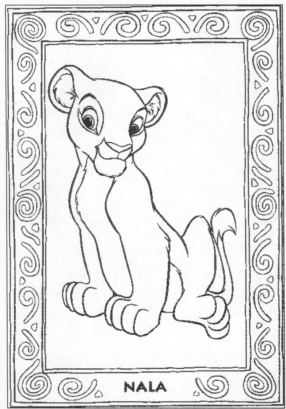 着色页: 狮子 (动物) #10427 - 免费可打印着色页
