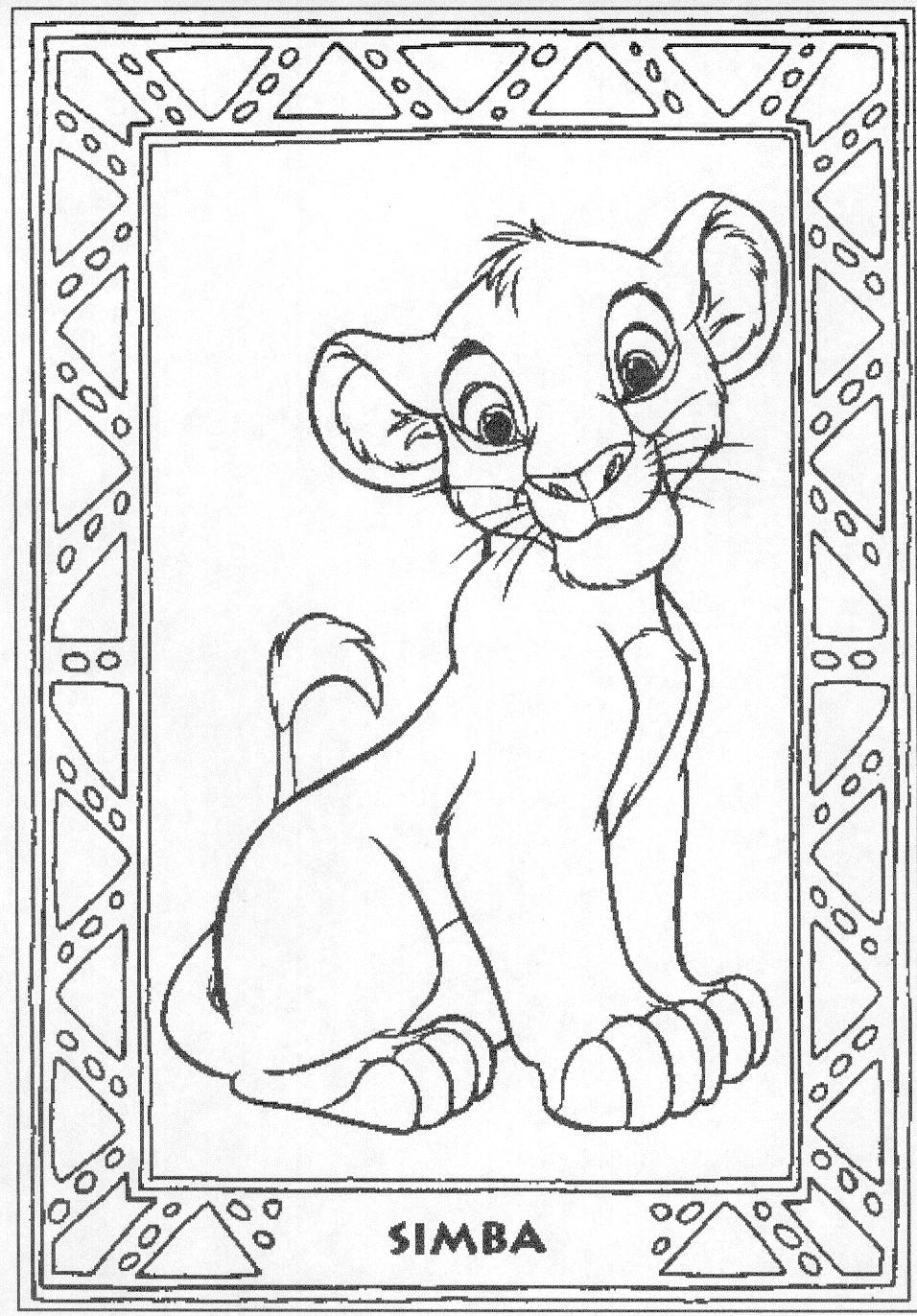 着色页: 狮子 (动物) #10429 - 免费可打印着色页