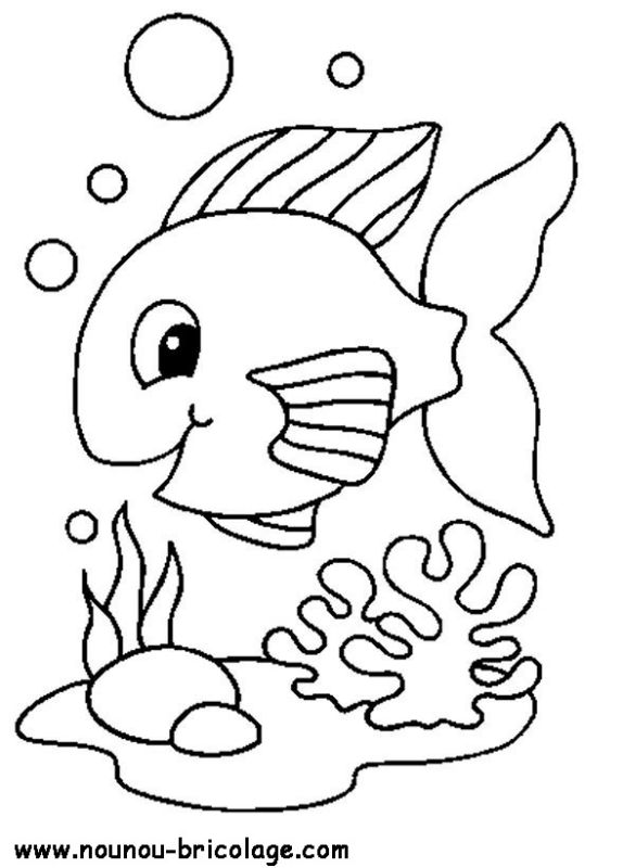 着色页: 海洋生物 (动物) #22003 - 免费可打印着色页