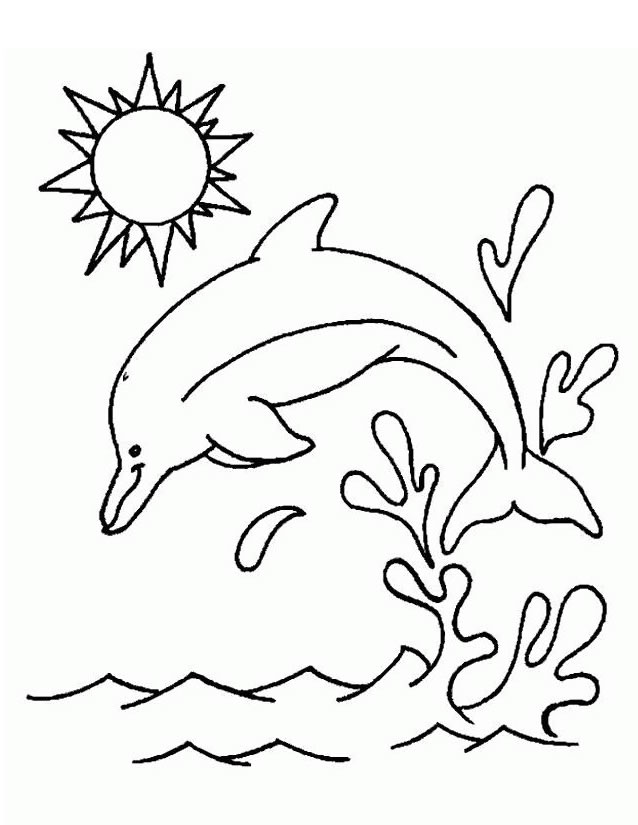 着色页: 海洋生物 (动物) #22048 - 免费可打印着色页