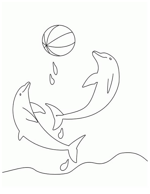 着色页: 海洋生物 (动物) #22054 - 免费可打印着色页