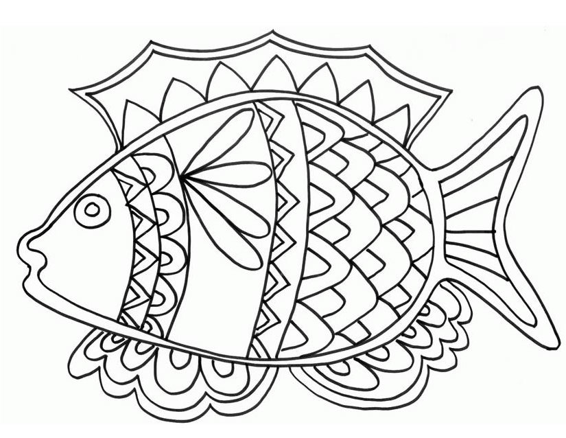 着色页: 海洋生物 (动物) #22059 - 免费可打印着色页