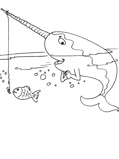 着色页: 海洋生物 (动物) #22221 - 免费可打印着色页