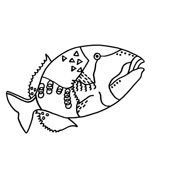 着色页: 海洋生物 (动物) #22248 - 免费可打印着色页