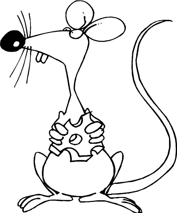着色页: 老鼠 (动物) #13949 - 免费可打印着色页