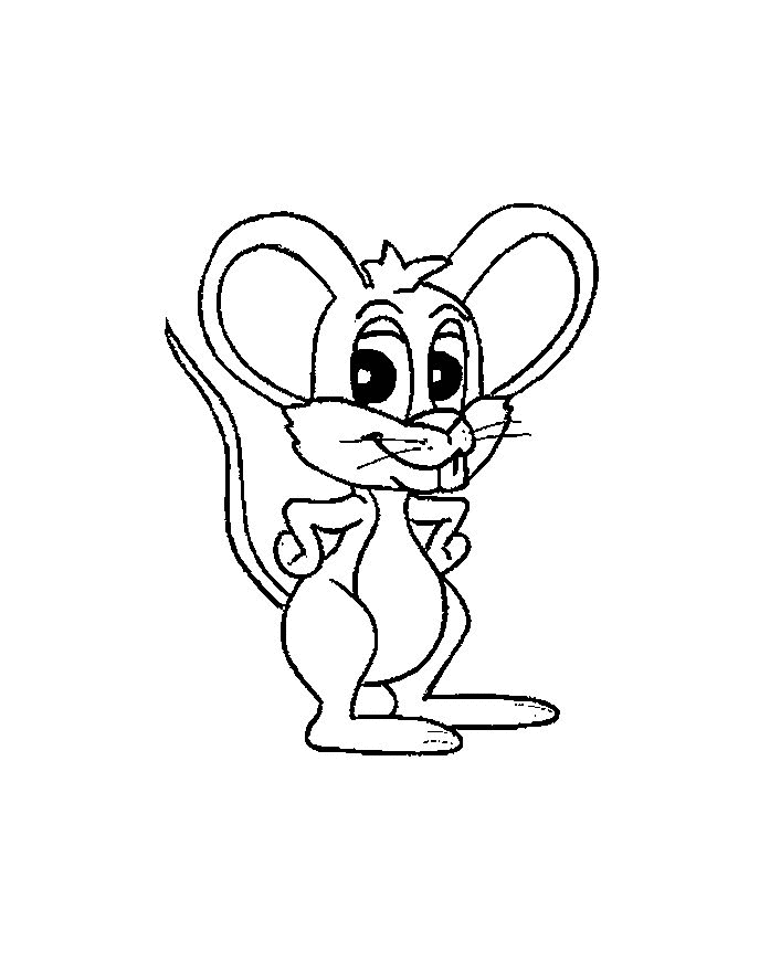 着色页: 老鼠 (动物) #13977 - 免费可打印着色页
