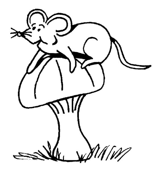 着色页: 老鼠 (动物) #13984 - 免费可打印着色页