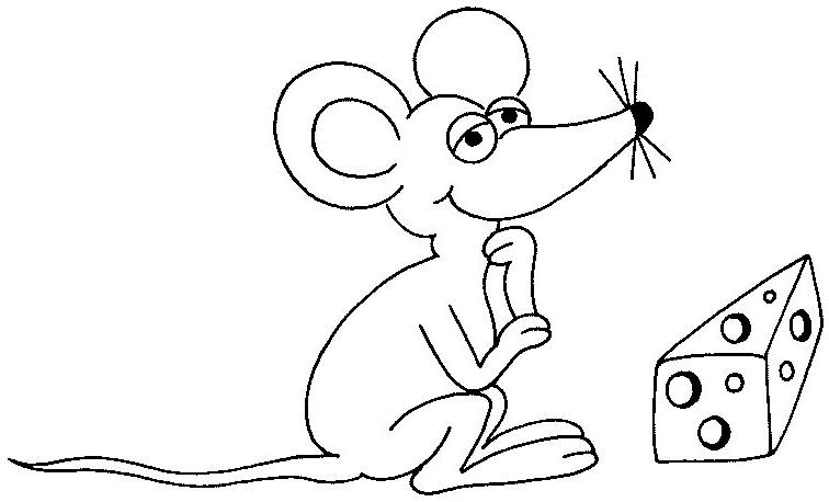着色页: 老鼠 (动物) #14025 - 免费可打印着色页