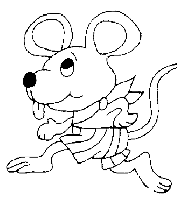 着色页: 老鼠 (动物) #14026 - 免费可打印着色页