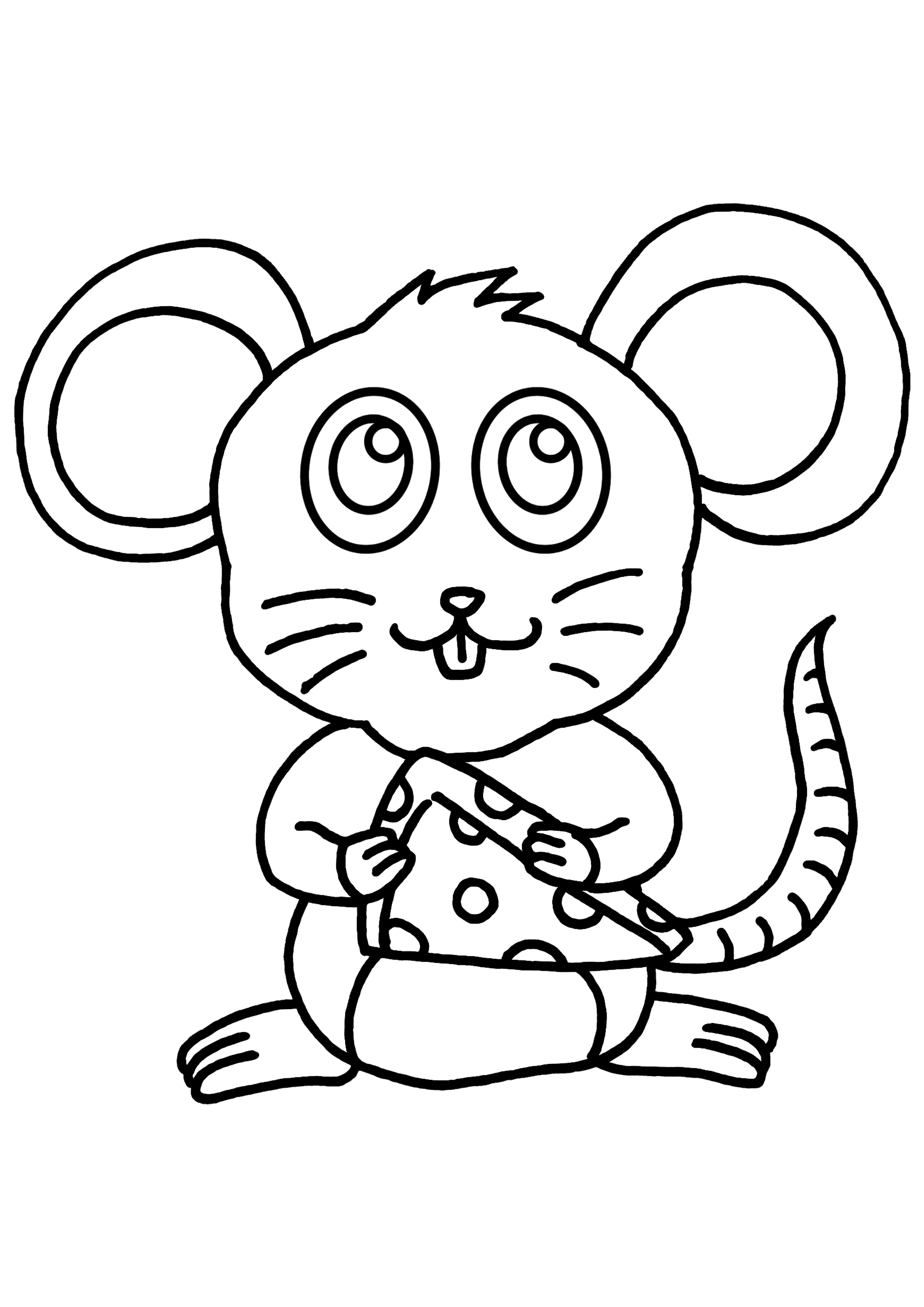 着色页: 老鼠 (动物) #14066 - 免费可打印着色页