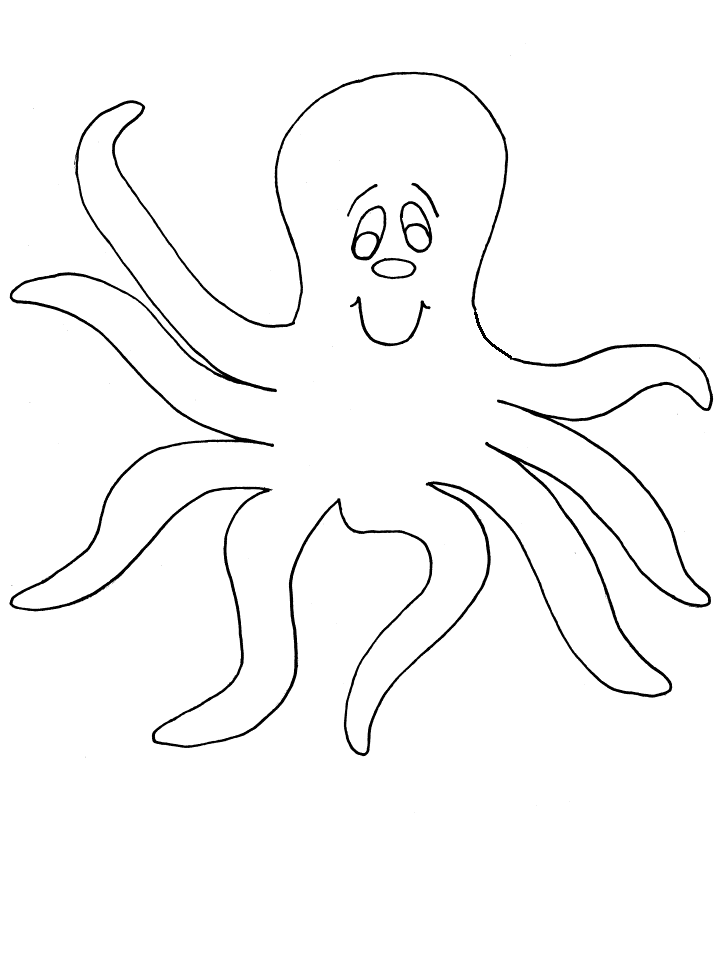 着色页: 章鱼 (动物) #18973 - 免费可打印着色页