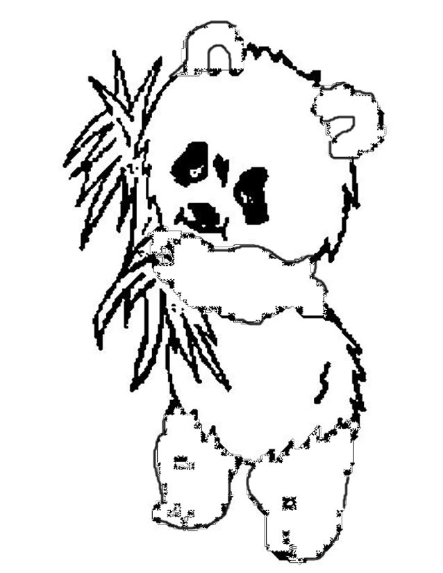 着色页: 熊猫 (动物) #12451 - 免费可打印着色页