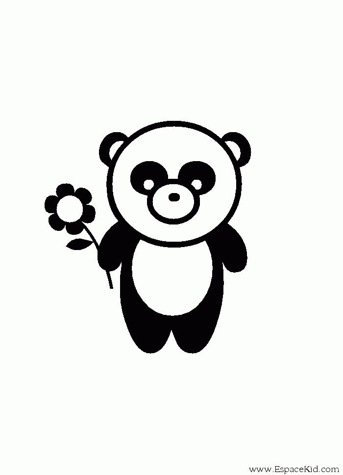 着色页: 熊猫 (动物) #12461 - 免费可打印着色页