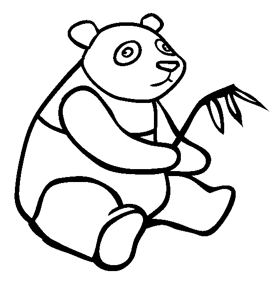 着色页: 熊猫 (动物) #12467 - 免费可打印着色页