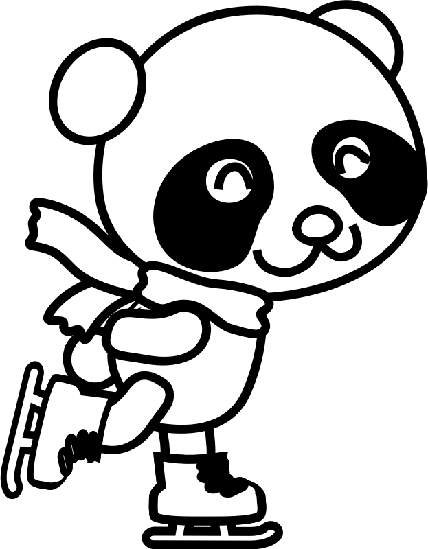 着色页: 熊猫 (动物) #12493 - 免费可打印着色页