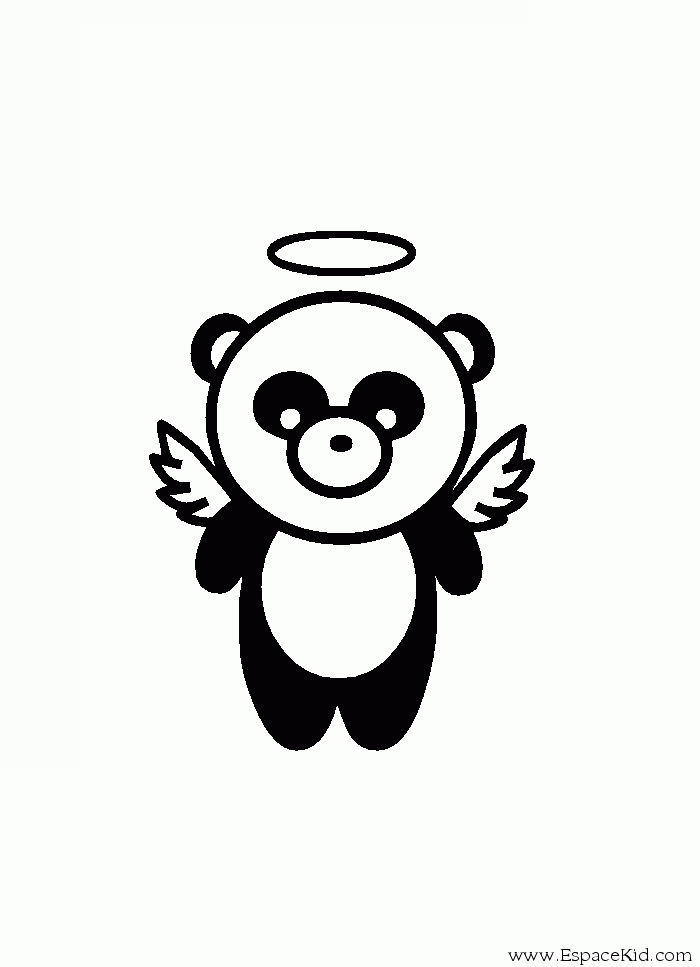 着色页: 熊猫 (动物) #12498 - 免费可打印着色页