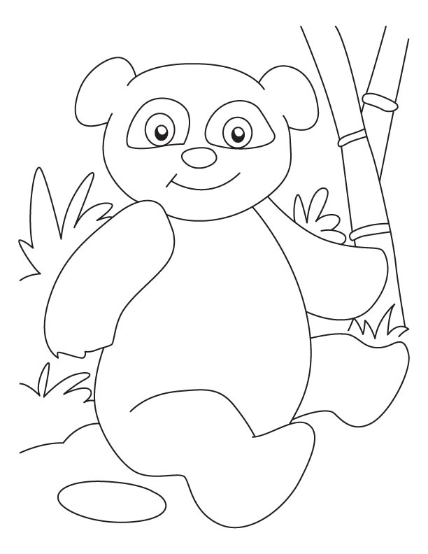 着色页: 熊猫 (动物) #12536 - 免费可打印着色页