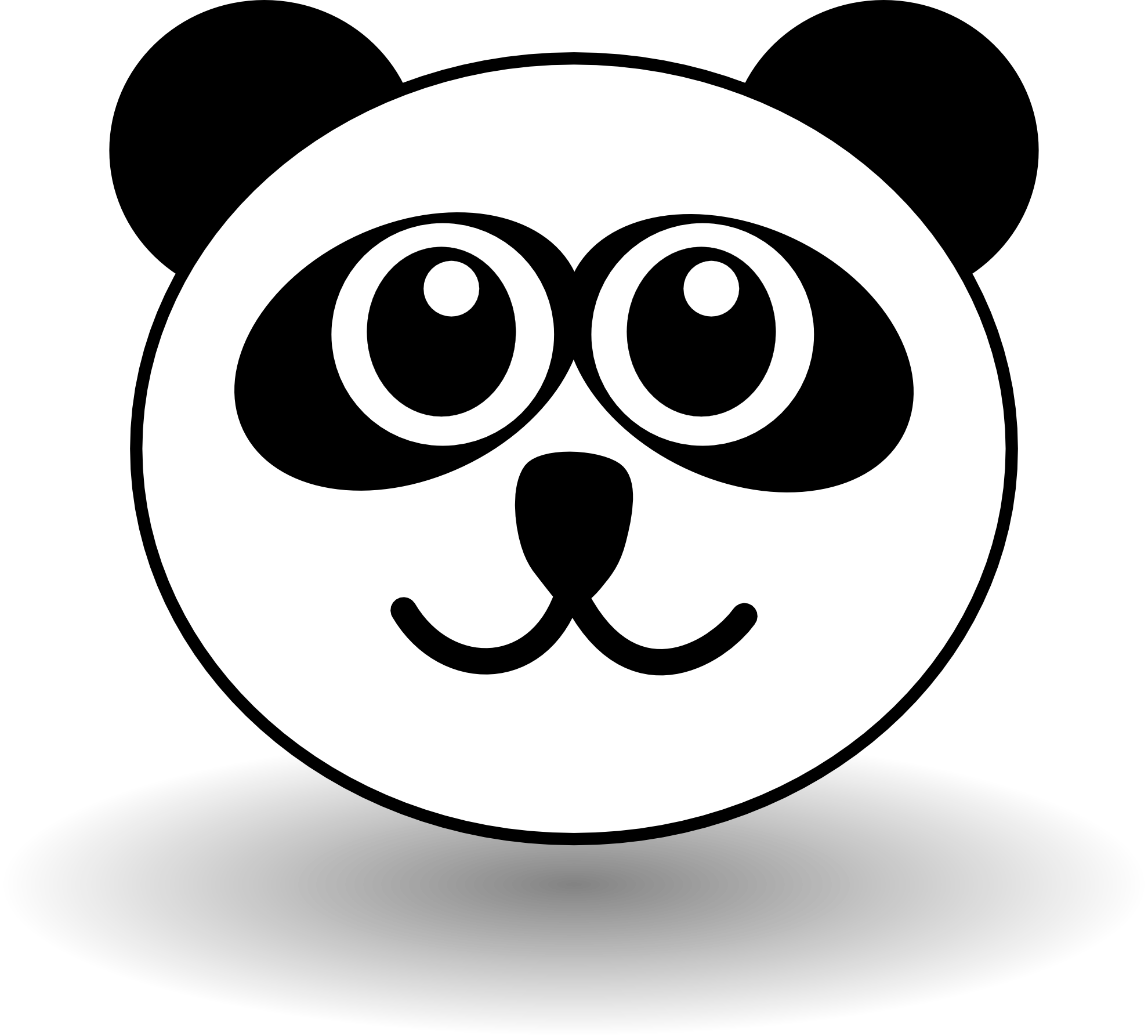 着色页: 熊猫 (动物) #12541 - 免费可打印着色页