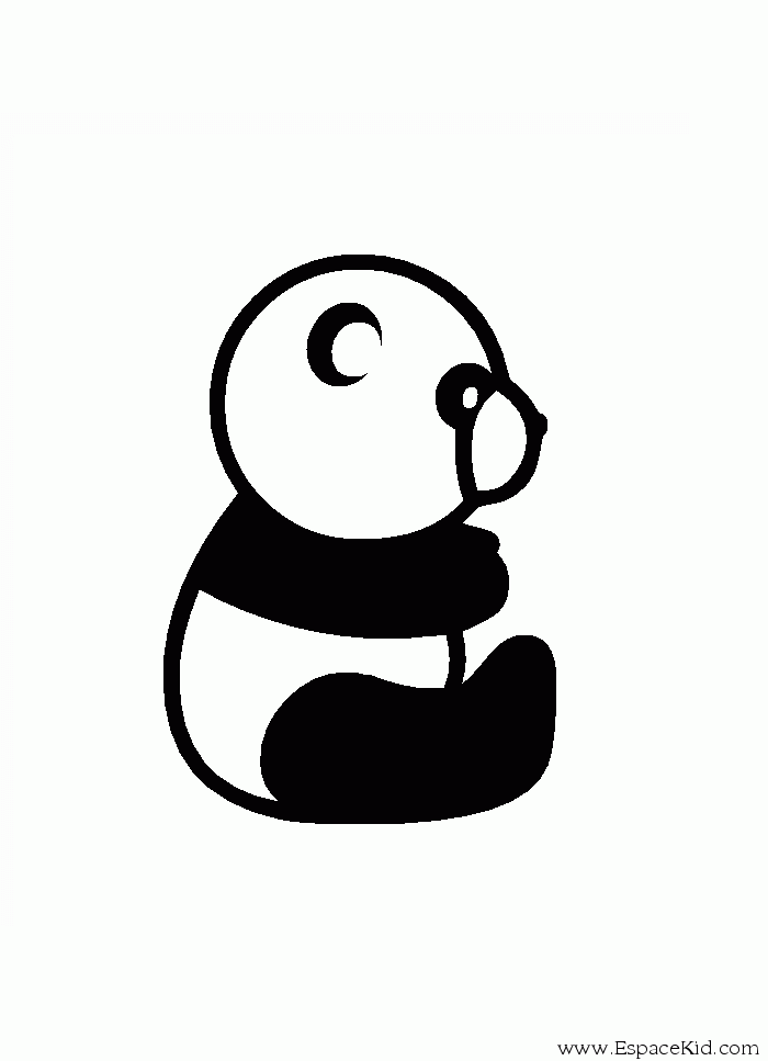 着色页: 熊猫 (动物) #12616 - 免费可打印着色页