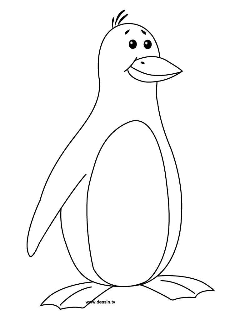 着色页: 企鹅 (动物) #16824 - 免费可打印着色页