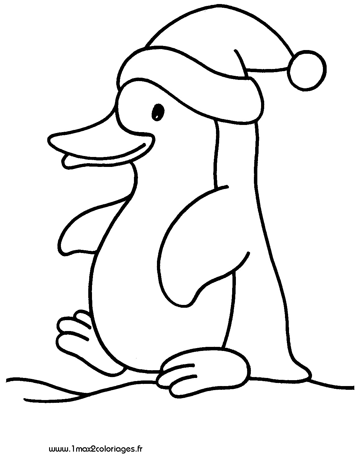 着色页: 企鹅 (动物) #16863 - 免费可打印着色页