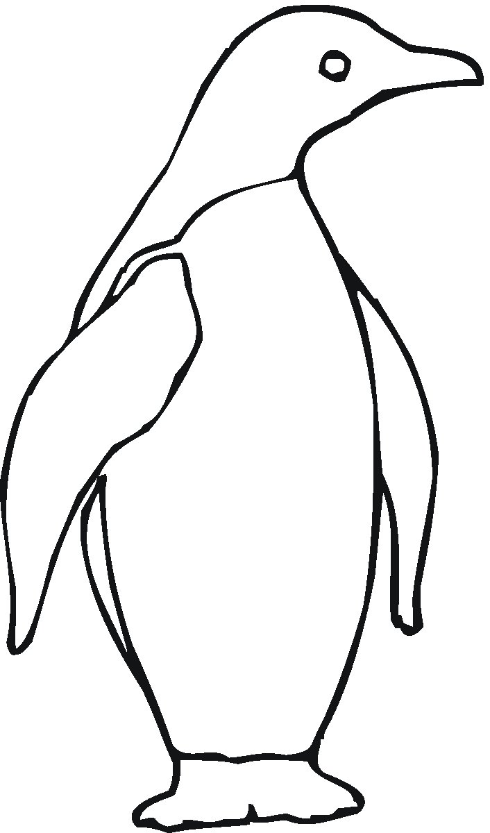 着色页: 企鹅 (动物) #16900 - 免费可打印着色页