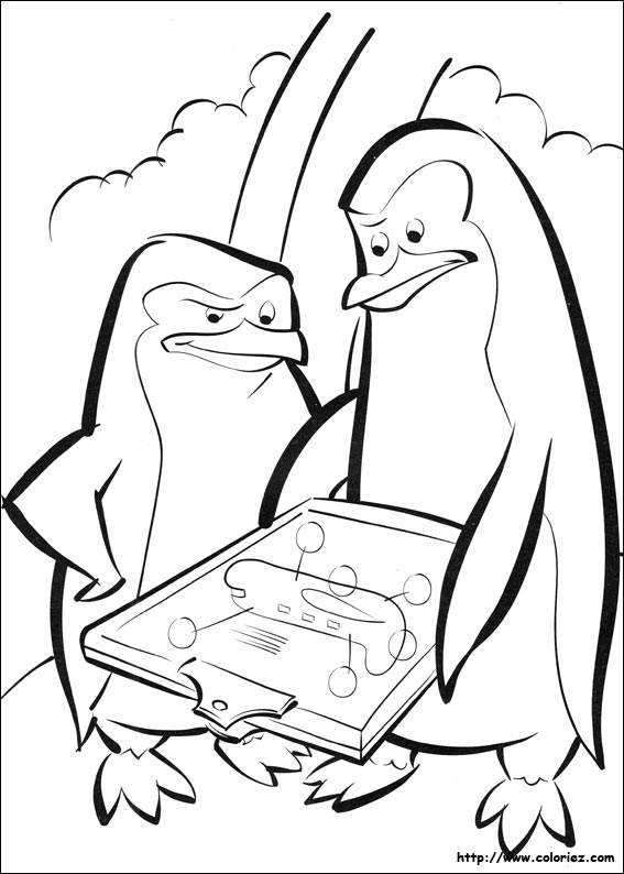 着色页: 企鹅 (动物) #16913 - 免费可打印着色页