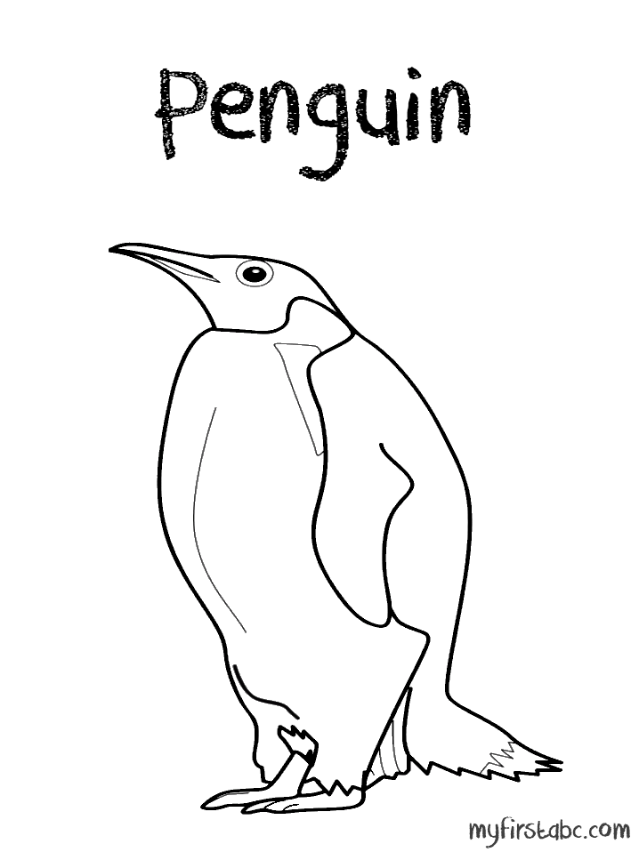 着色页: 企鹅 (动物) #16969 - 免费可打印着色页