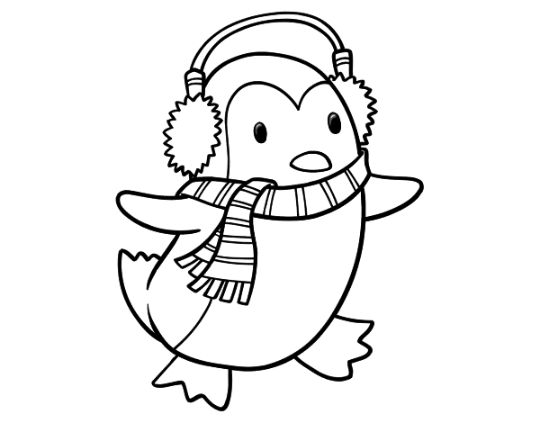 着色页: 企鹅 (动物) #16980 - 免费可打印着色页