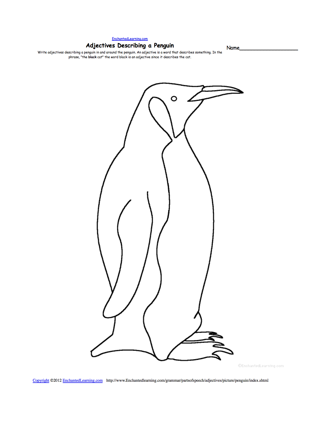 着色页: 企鹅 (动物) #16988 - 免费可打印着色页