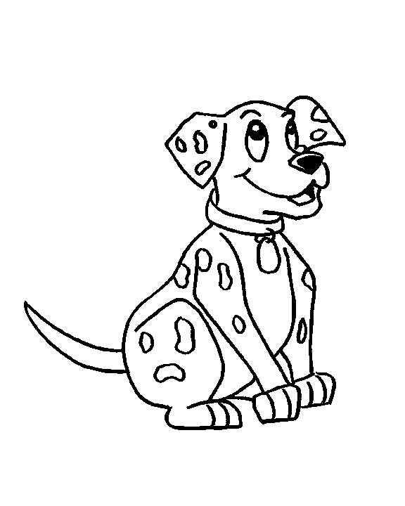 着色页: 小狗 (动物) #2945 - 免费可打印着色页
