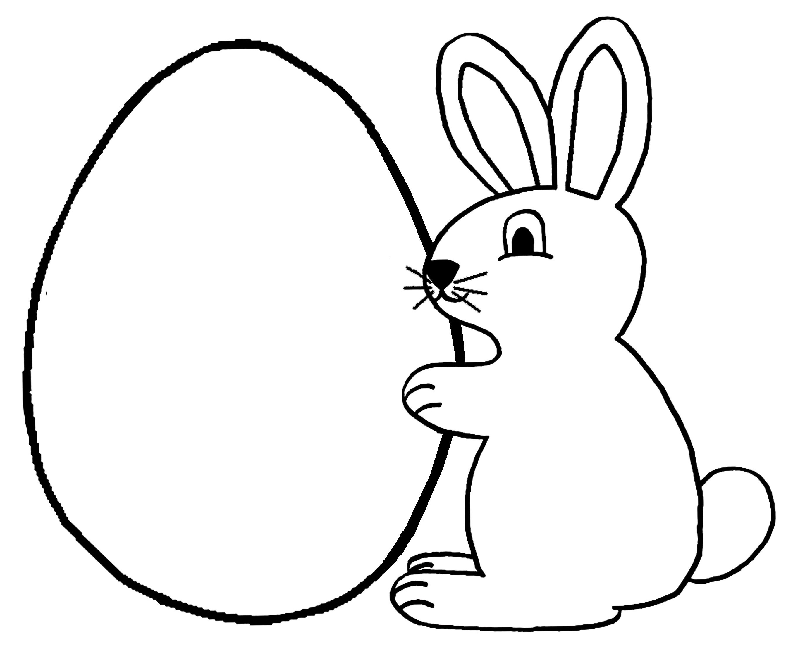 着色页: 兔子 (动物) #9513 - 免费可打印着色页