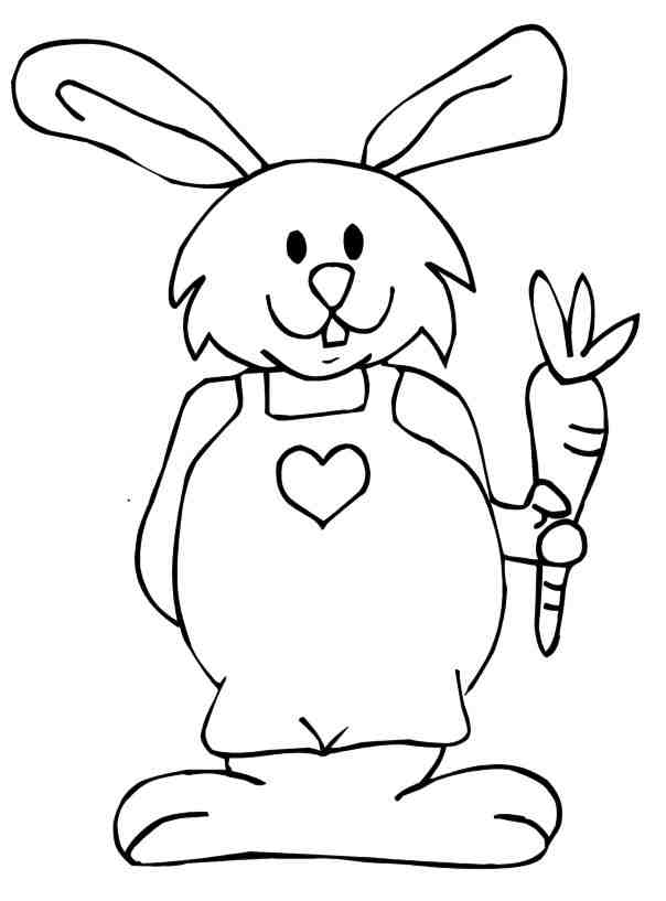 着色页: 兔子 (动物) #9516 - 免费可打印着色页
