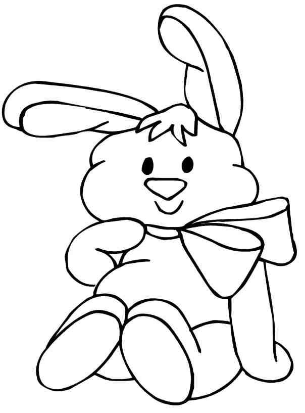 着色页: 兔子 (动物) #9531 - 免费可打印着色页