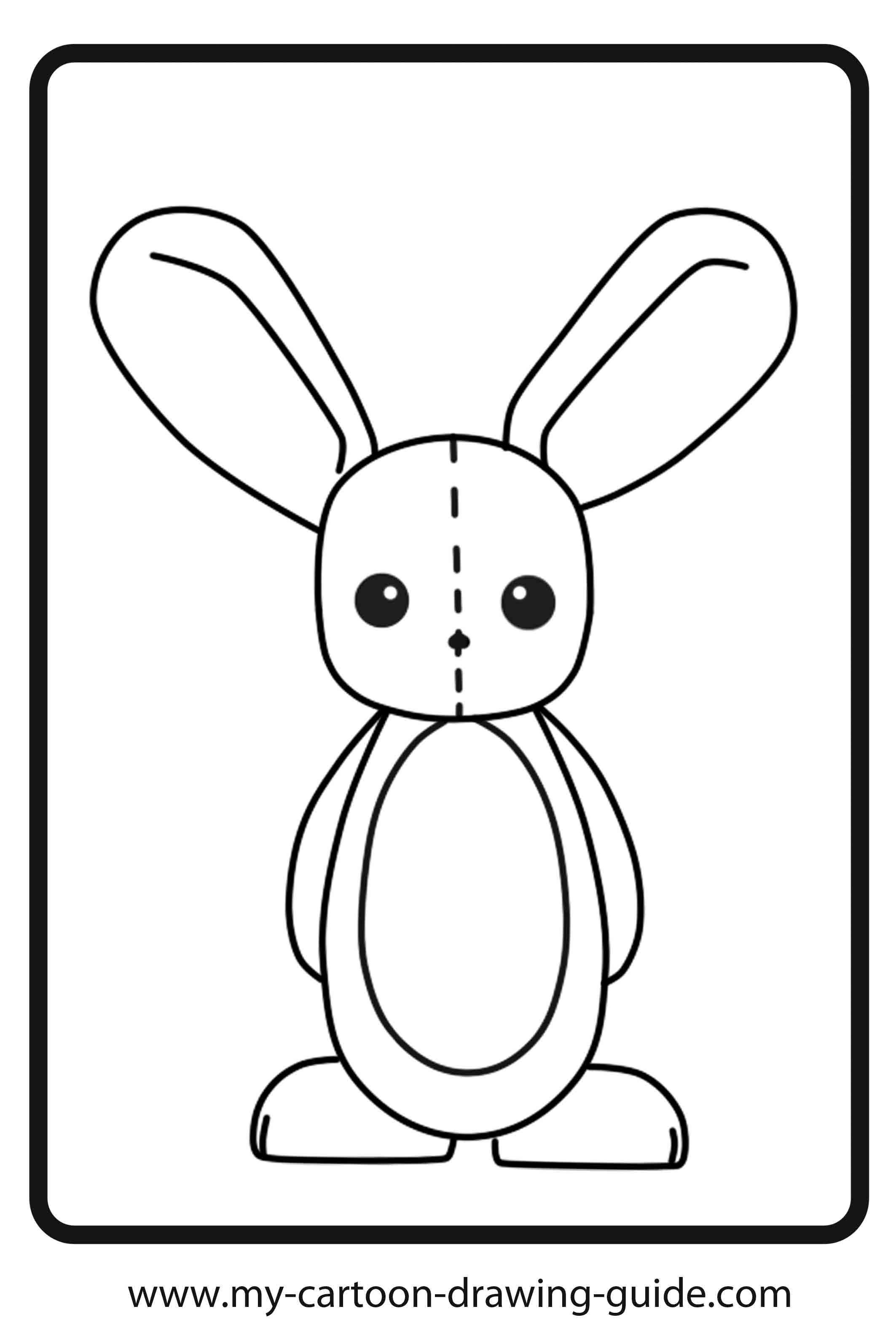 着色页: 兔子 (动物) #9537 - 免费可打印着色页