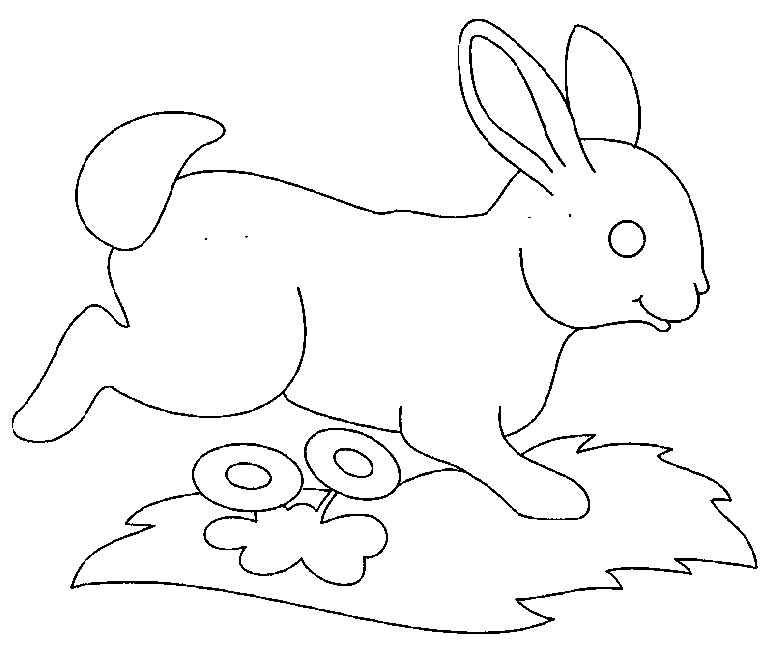 着色页: 兔子 (动物) #9548 - 免费可打印着色页