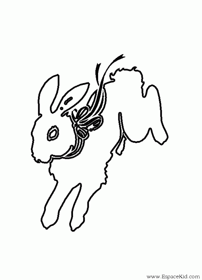 着色页: 兔子 (动物) #9550 - 免费可打印着色页