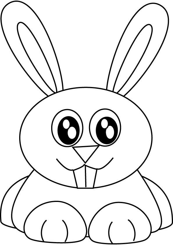 着色页: 兔子 (动物) #9563 - 免费可打印着色页