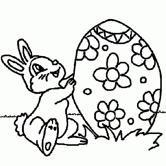 着色页: 兔子 (动物) #9590 - 免费可打印着色页