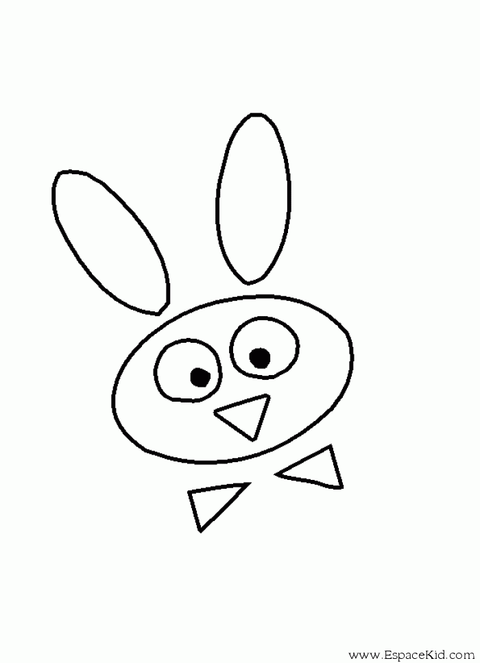 着色页: 兔子 (动物) #9604 - 免费可打印着色页
