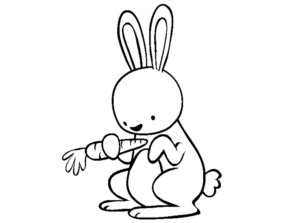 着色页: 兔子 (动物) #9659 - 免费可打印着色页