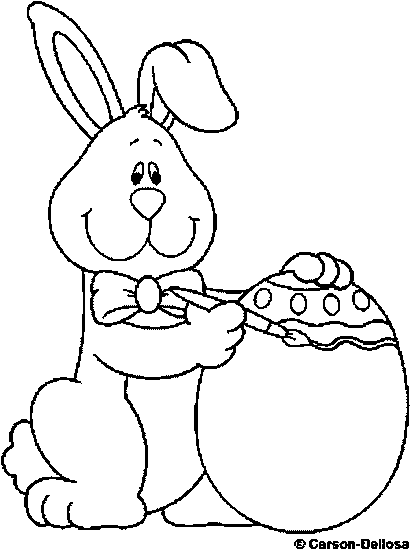 着色页: 兔子 (动物) #9682 - 免费可打印着色页
