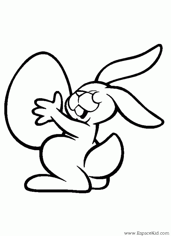 着色页: 兔子 (动物) #9684 - 免费可打印着色页