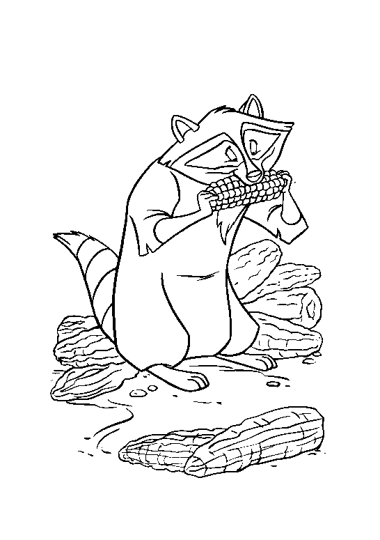 着色页: 狸 (动物) #20009 - 免费可打印着色页