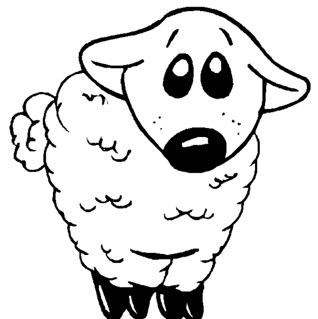 着色页: 羊 (动物) #11408 - 免费可打印着色页